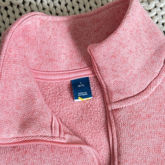 Old Navy Cozy Pink Kids Half-Zip Sweatshirt Size Small (6/7) - Picture 4 of 6